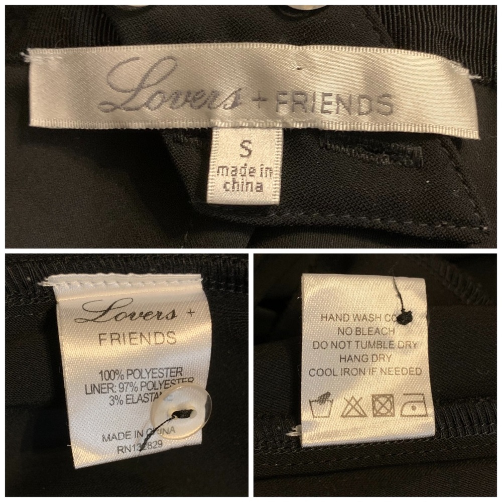 Lovers + Friends black Finley romper S - Picture 6 of 6